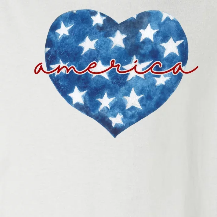 America Heart 4th Of July Cute Festive Toddler Long Sleeve Shirt