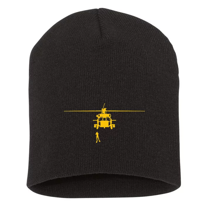 Awesome H 60 Helicopter Search And Rescue SAR Short Acrylic Beanie