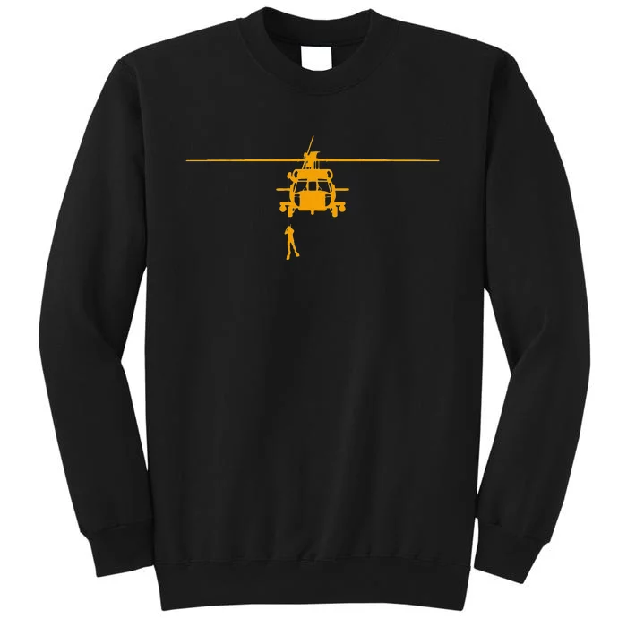 Awesome H 60 Helicopter Search And Rescue Sar Design Tall Sweatshirt