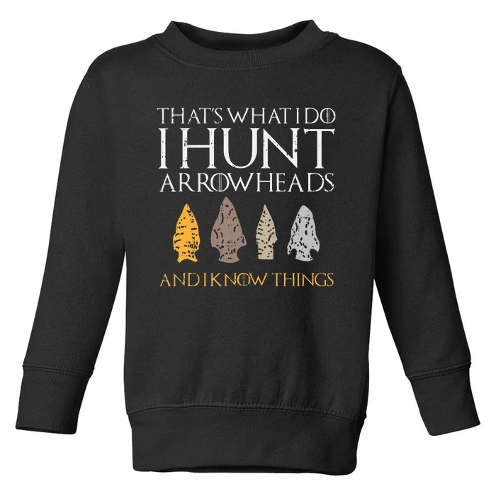 Arrowhead Hunting Arrowhead Arrowhead Hunter Toddler Sweatshirt