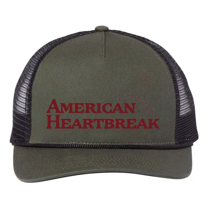 american heartbreak Retro Rope Trucker Hat Cap