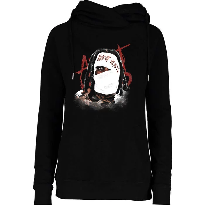 Almost Healed Womens Funnel Neck Pullover Hood