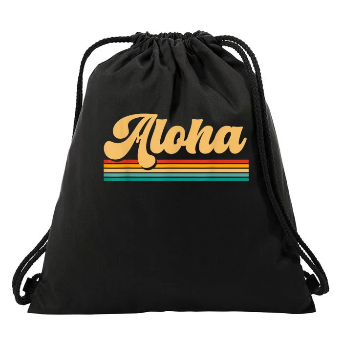 Aloha Hawaii Drawstring Bag