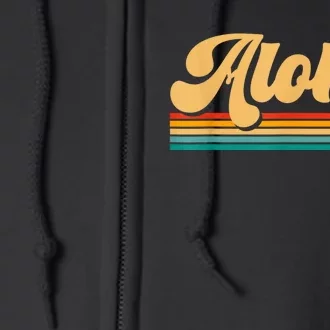 Aloha Hawaii Full Zip Hoodie