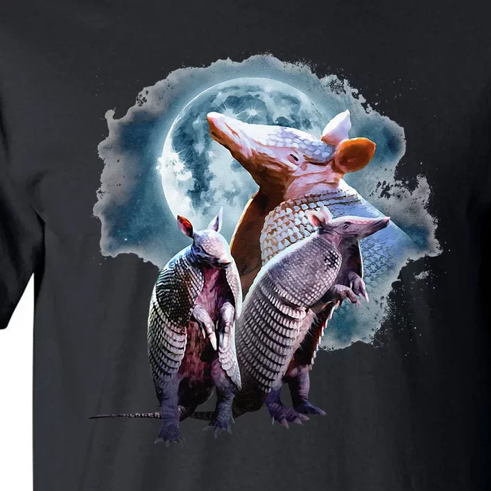 Armadillos Howling At The Moon Funny Armadillo Tall T-Shirt