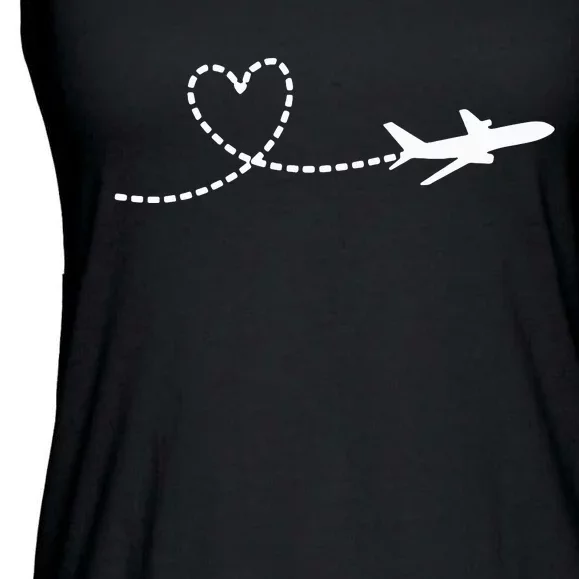 Airplane Hear Ladies Essential Flowy Tank