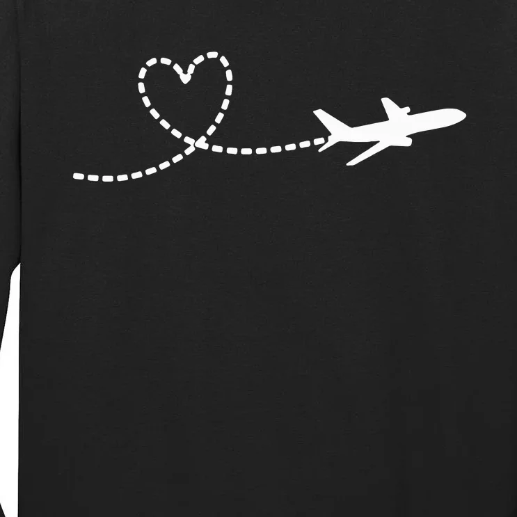 Airplane Hear Tall Long Sleeve T-Shirt