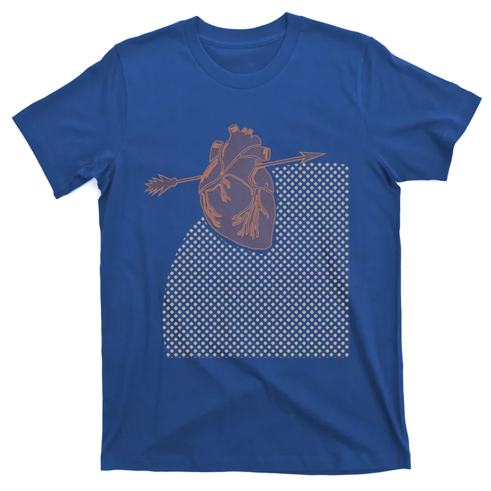 Anatomical Heart Abstract Art Bohemian Arrow Heart Love Great Gift T-Shirt