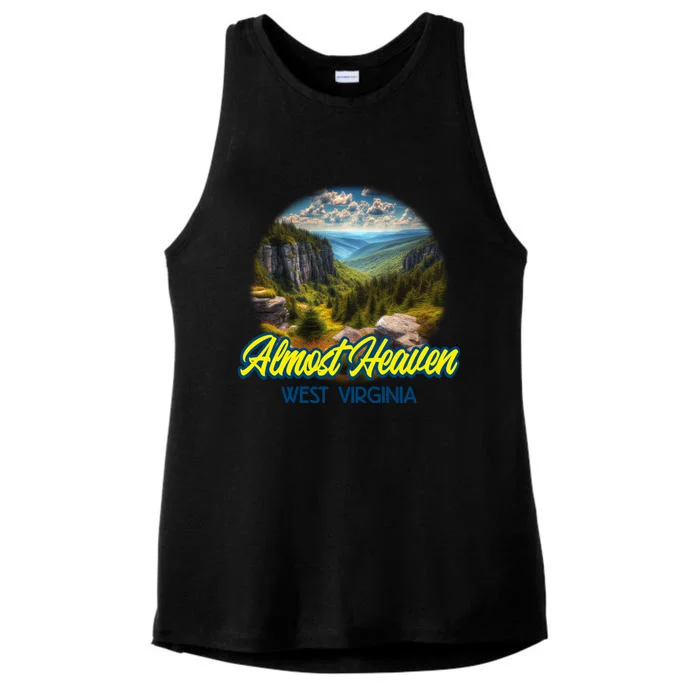 Almost Heaven Ladies Tri-Blend Wicking Tank