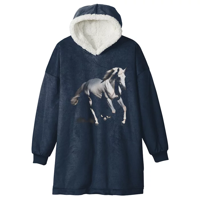 Arabian Horse Hooded Wearable Blanket