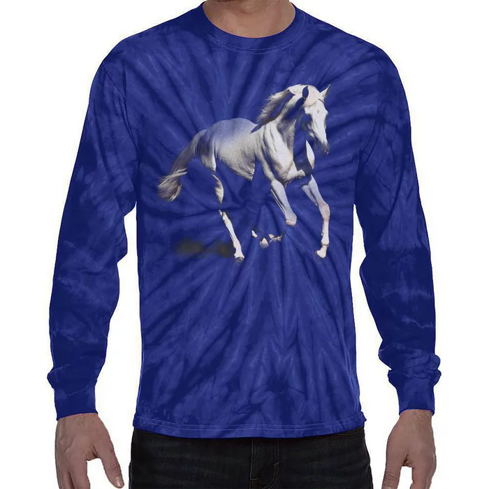 Arabian Horse Tie-Dye Long Sleeve Shirt