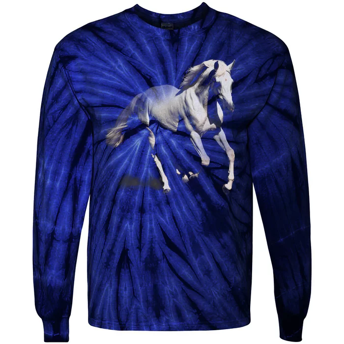 Arabian Horse Tie-Dye Long Sleeve Shirt