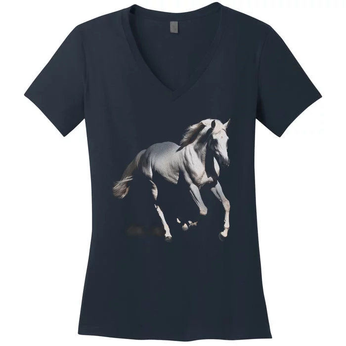 Arabian Horse Women's V-Neck T-Shirt