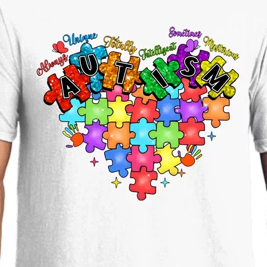 Autism Heart Autism Awareness Month Advocate Pajama Set