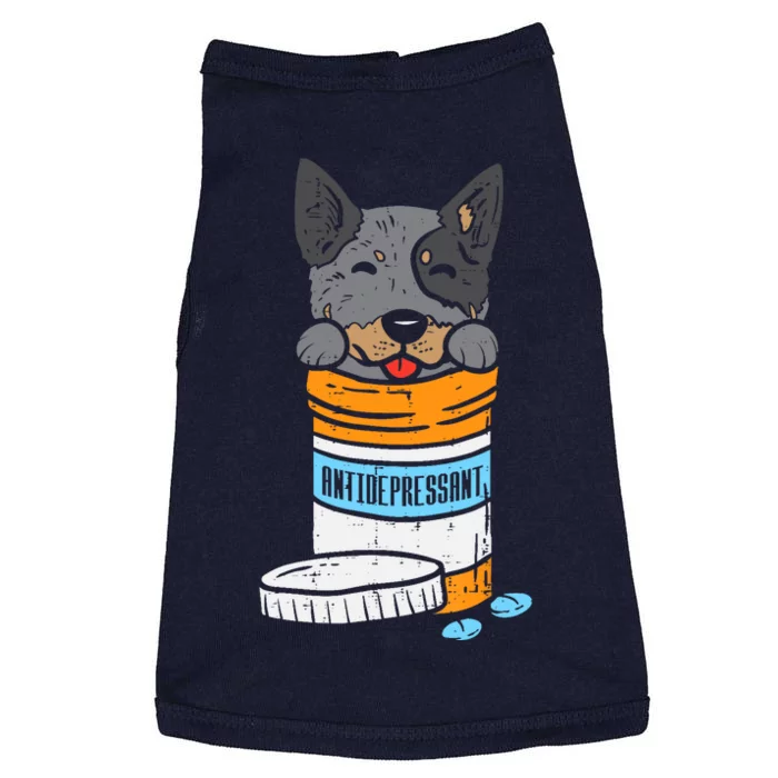 Antidrepressant Heeler Animal Pet Blue Red Cattle Dog Gift Doggie Tank