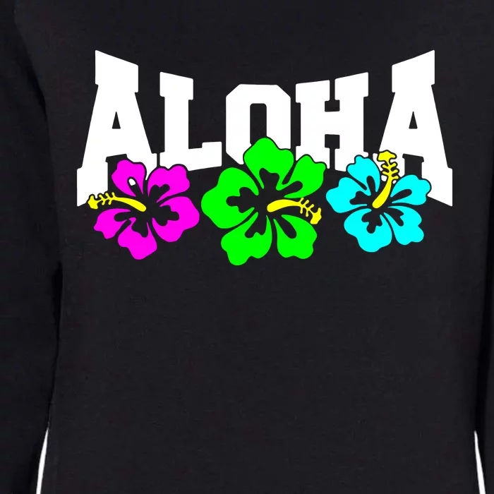 Aloha Hawaii Womens California Wash Sweatshirt