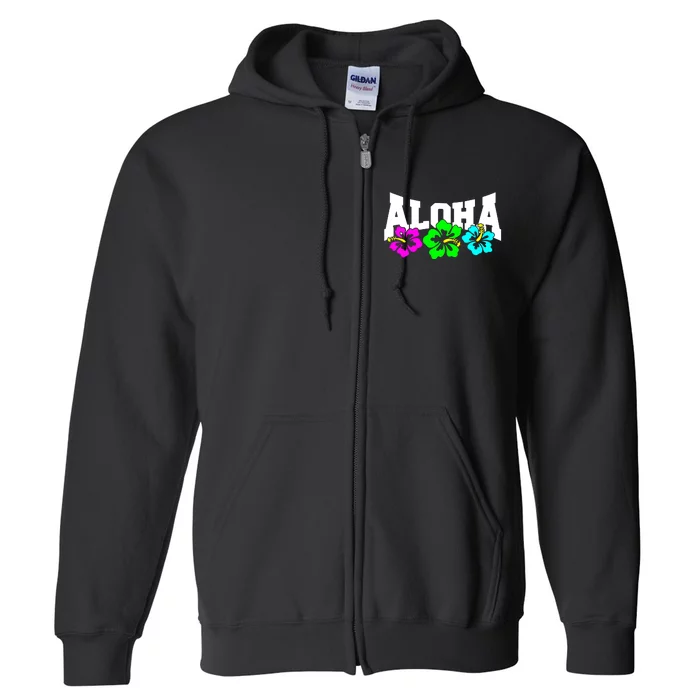 Aloha Hawaii Full Zip Hoodie