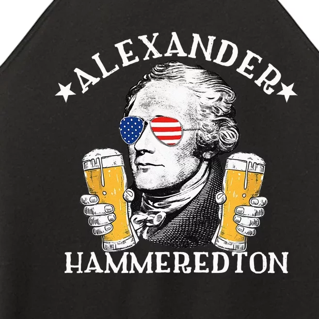 Alexander Hammeredton Alexander Hamilton Beer Drinking Party Women’s Perfect Tri Rocker Tank