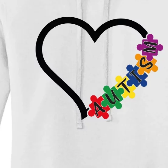 Autism Heart Women's Pullover Hoodie