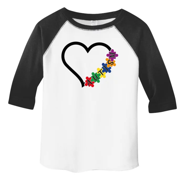 Autism Heart Toddler Fine Jersey T-Shirt