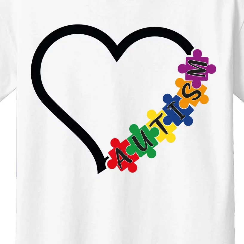 Autism Heart Kids T-Shirt