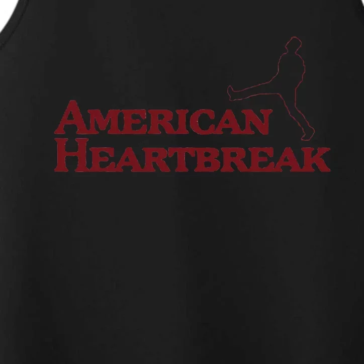 american heartbreak Performance Tank