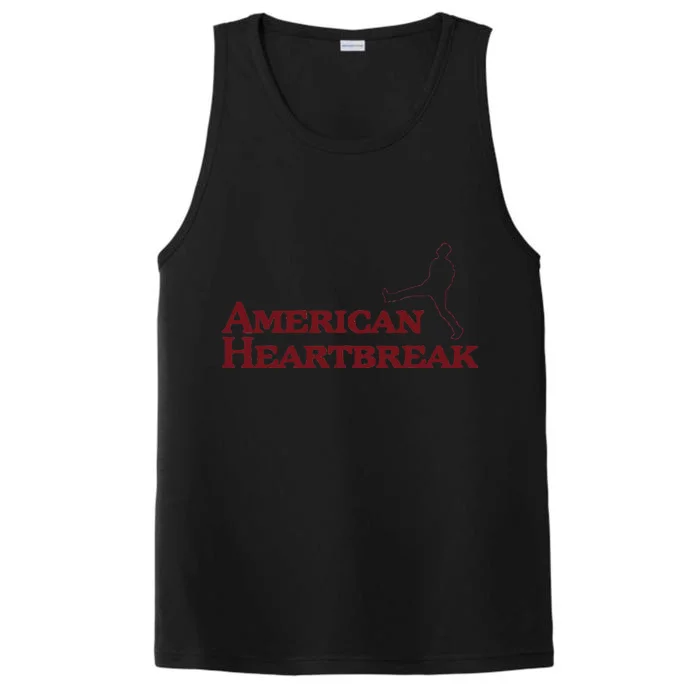 american heartbreak Performance Tank