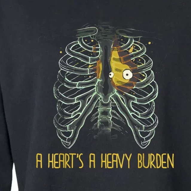 A HeartS A Heavy Burden Cropped Pullover Crew