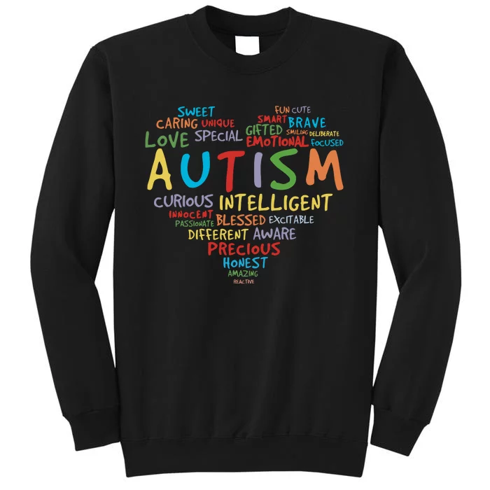 Autism Heart Autism Awareness Autism Mom Autism Supporter Sweatshirt