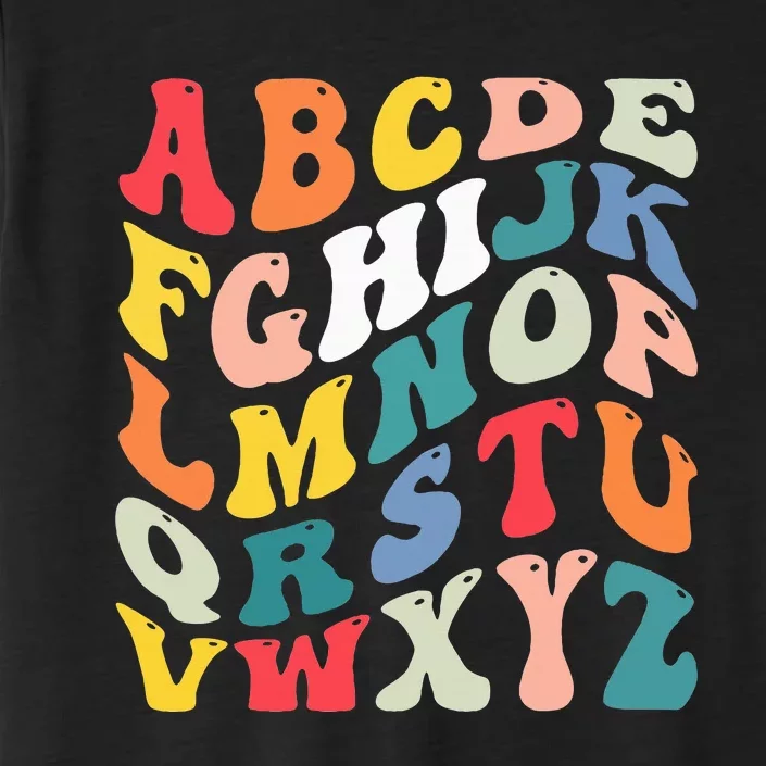 Alphabet Hi Back To School Abc Pre K Kindergarten Teacher ChromaSoft Performance T-Shirt