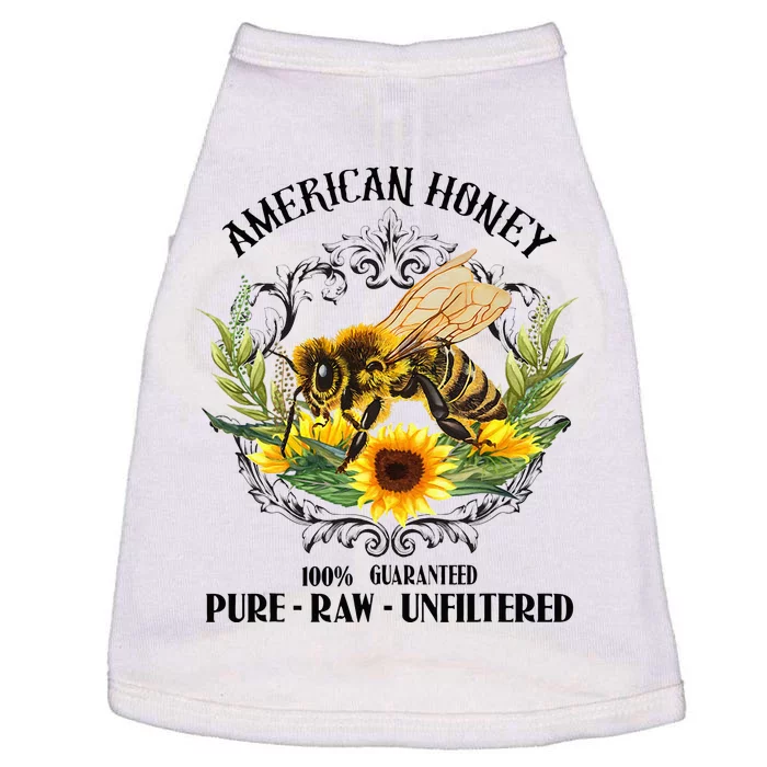 American Honey Bee Funny Beekeeping Gift For Beekeeper Doggie Tank