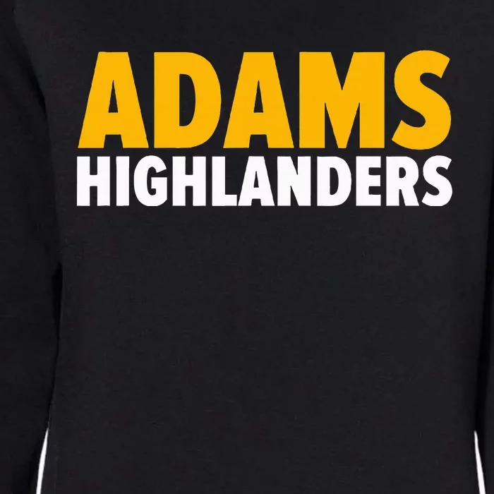 Adams Highlanders Bold Womens California Wash Sweatshirt