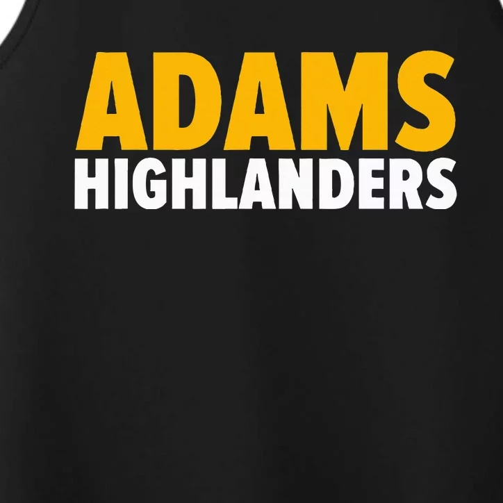 Adams Highlanders Bold Performance Tank