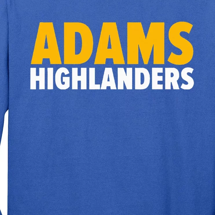 Adams Highlanders Bold Tall Long Sleeve T-Shirt