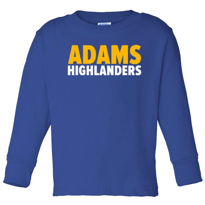 Adams Highlanders Bold Toddler Long Sleeve Shirt