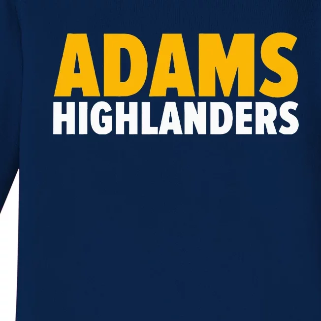 Adams Highlanders Bold Baby Long Sleeve Bodysuit