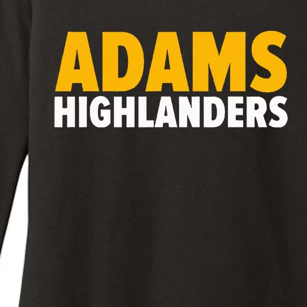 Adams Highlanders Bold Womens CVC Long Sleeve Shirt