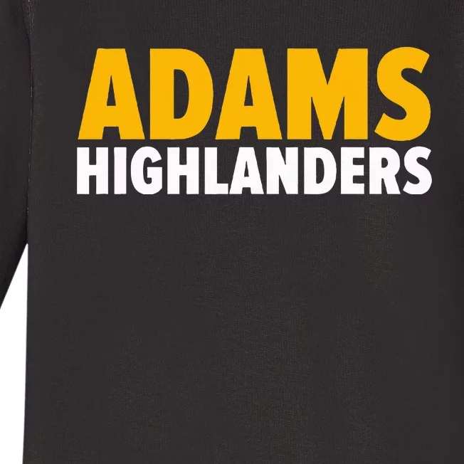 Adams Highlanders Bold Baby Long Sleeve Bodysuit