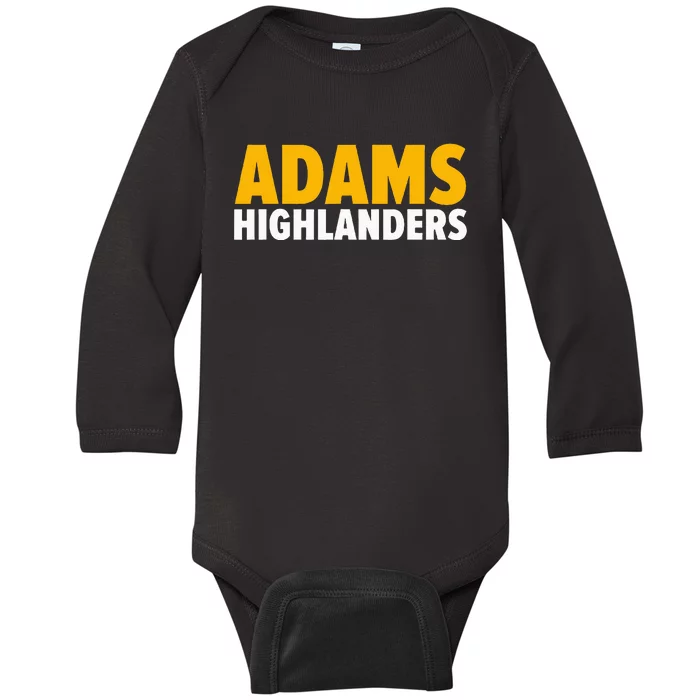 Adams Highlanders Bold Baby Long Sleeve Bodysuit