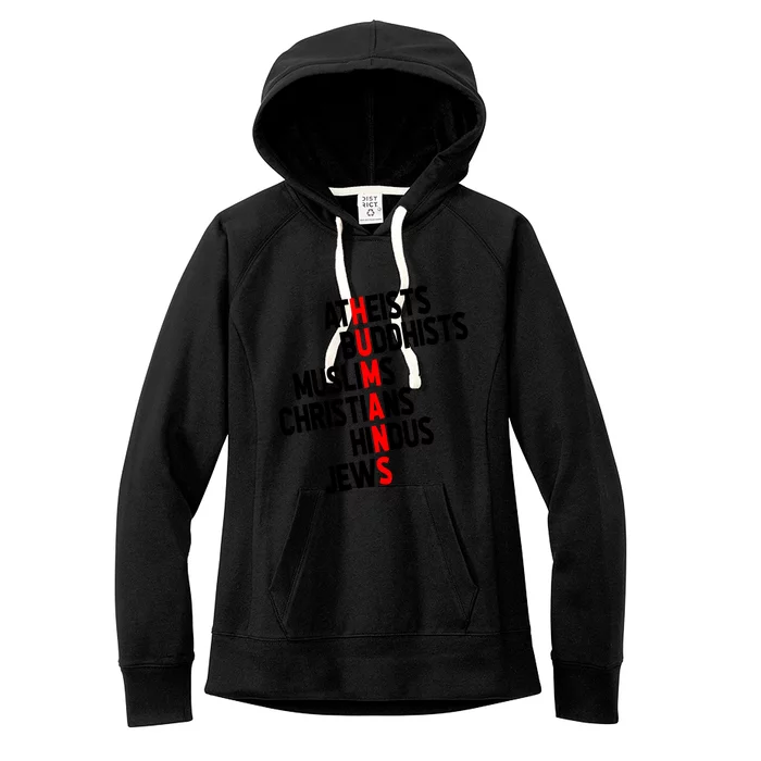 All Human Beings Are Equal Women's Fleece Hoodie