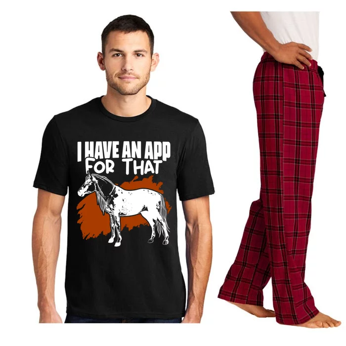 Appaloosa Horse Breed Derby Barrel Racing Horse Lover Cow Gift Pajama Set