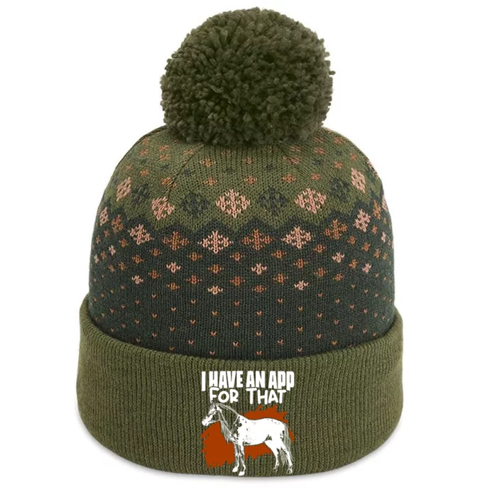 Appaloosa Horse Breed Derby Barrel Racing Horse Lover Cow Gift The Baniff Cuffed Pom Beanie