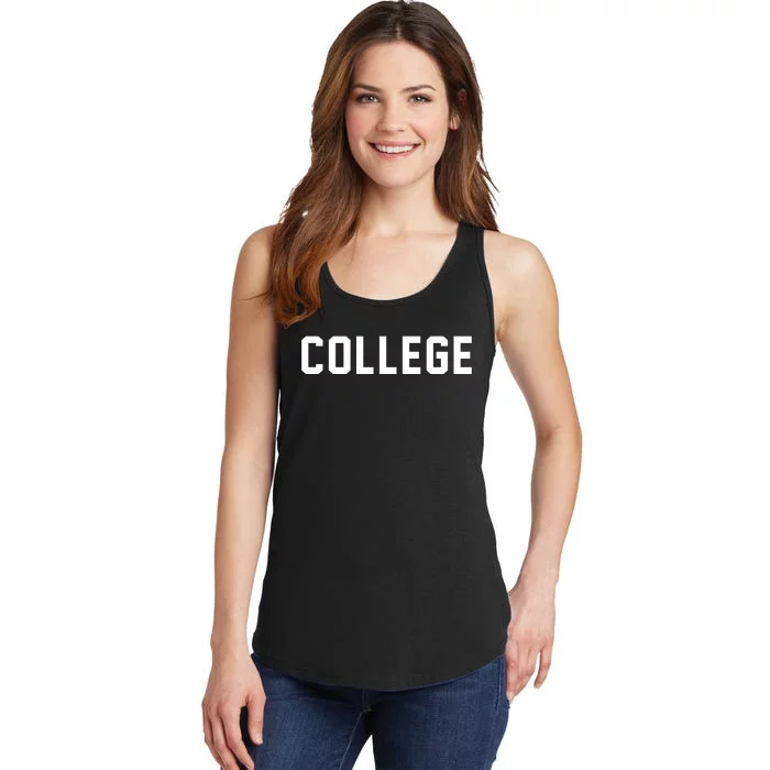 Animal House College Ladies Essential Tank