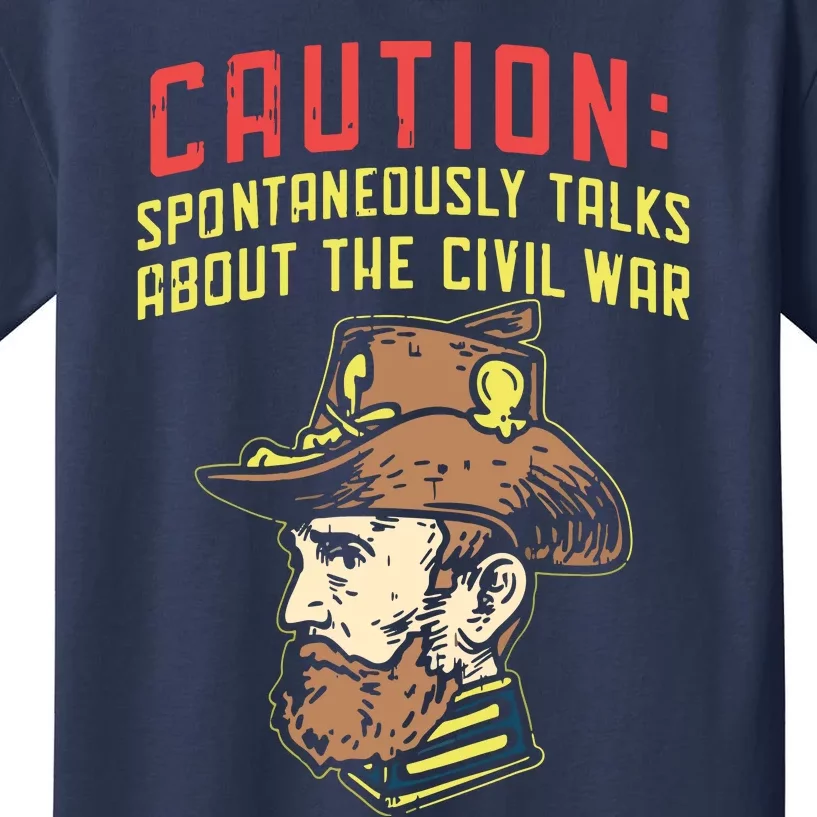 American History Civil War Enthusiasts Kids T-Shirt