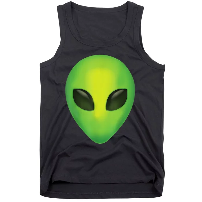 Alien Head Colorful Alien Rave Believe Tank Top