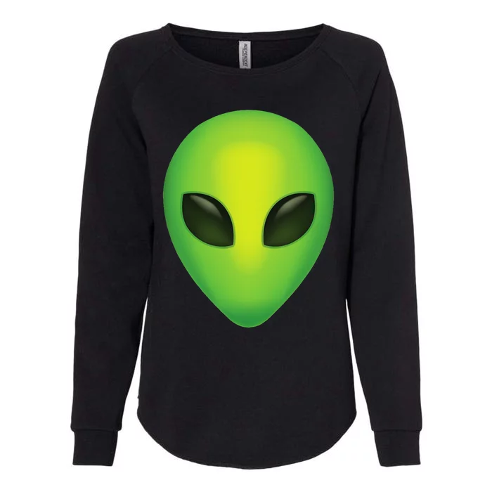 Alien Head Colorful Alien Rave Believe Womens California Wash Sweatshirt