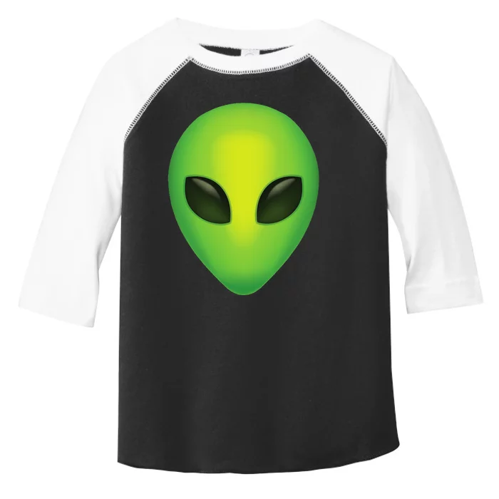 Alien Head Colorful Alien Rave Believe Toddler Fine Jersey T-Shirt