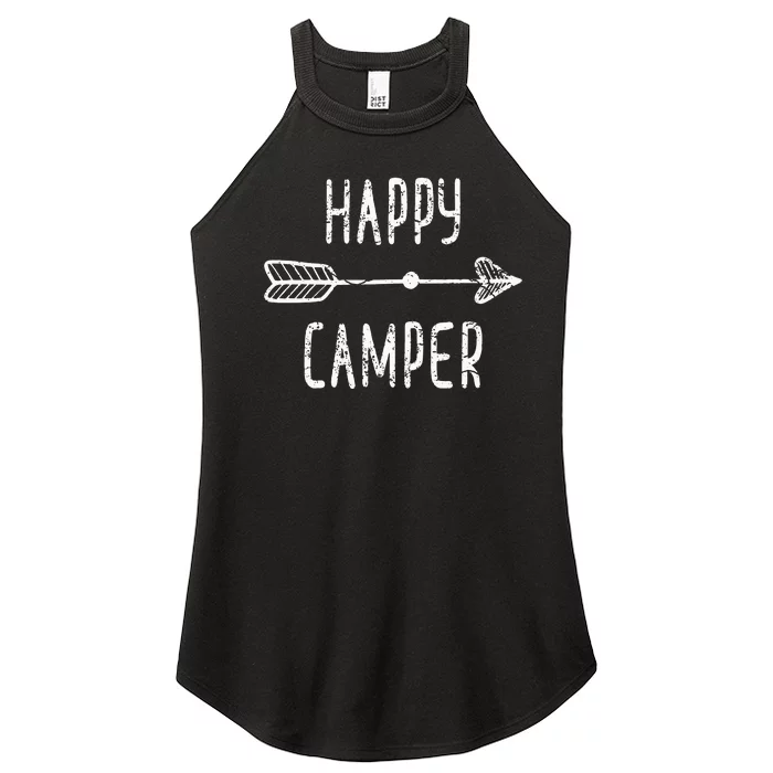 Arrow Happy Camper Accessories Boho Clothes Camping Women’s Perfect Tri Rocker Tank