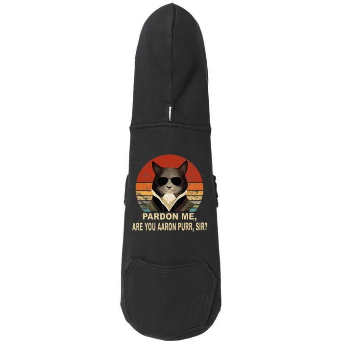 Alexander Hamilton Cat Doggie 3-End Fleece Hoodie