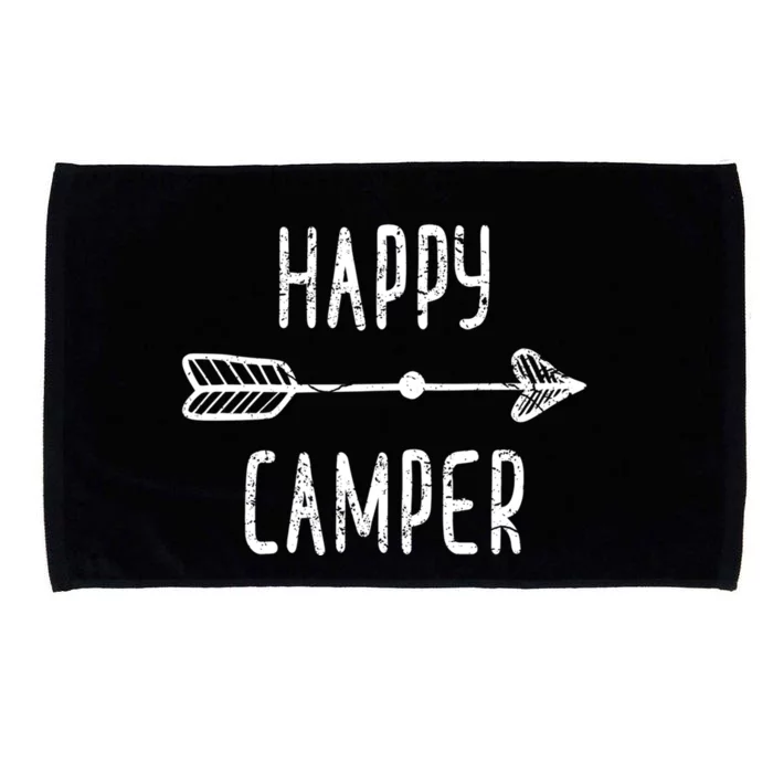 Arrow Happy Camper Gift Camping Boho Gift Microfiber Hand Towel